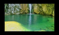 Bendola 2018 - Vasque en bas de la C40 m Bendola 2018 - Vasque en bas de la C40 m