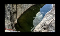 Bendola 2018 - Vasque noire après la C45 m Bendola 2018 - Vasque noire après la C45 m