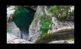 Départ de la Cascade de 40m Bendola 2016 - Départ de la Cascade de 40m