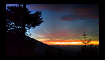 Coucher de soleil au Donon Coucher de soleil au Donon