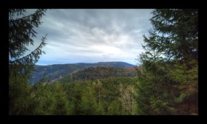 Massif du Grossmann depuis la RF de la Croix Simon Massif du Grossmann