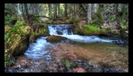 Cascade sur la rivière du Canceley la rivière du Canceley