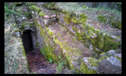 château du Ochsentein - Passage en haut de l'échelle château du Ochsentein
