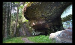 En montant à la table de la Paye, au bord de la Zorn En montant à la table de la Paye