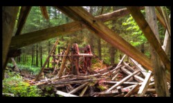 Kleinmuhl- ancienne scierie. La scie Kleinmuhl- ancienne scierie