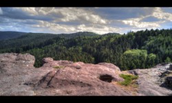 Sur le rocher du Hohwalsch Sur le rocher du Hohwalsch