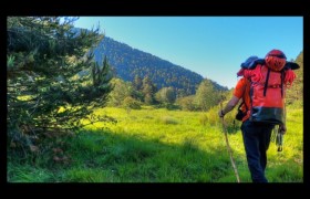 arrivée sur le plateau de la bergerie d'Anan Bendola : arrivée sur le plateau de la bergerie d'Anan