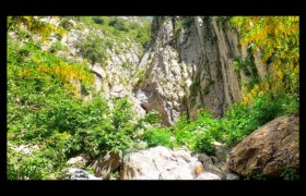dans la partie sèche du canyon Bendola : dans la partie sèche du canyon
