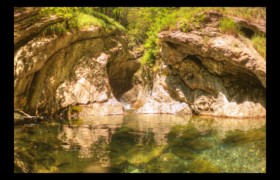 entaille dans la roche Bendola : entaille dans la roche