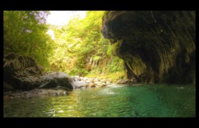 grande cascade de tuf Bendola : grande cascade de tuf