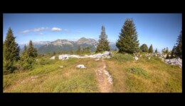 au dessus de la forêt du Margériaz au dessus de la forêt du Margériaz
