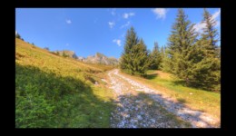 Montée vers le chalet du Vallon d'Ane Montée vers le chalet du Vallon d'Ane