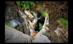 Rappel de 18m et vasque suspendue Bendola : Rappel de 18m et vasque suspendue