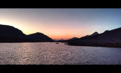 Lac de Lignin à la tombée du jour