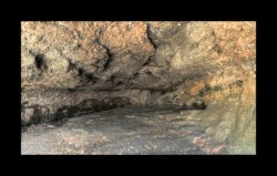 Saint Quirin - fond de la grotte des Bacelles