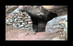 Dabo- entrée de la grotte du Herrenfels