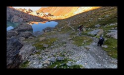 Montée après le Lac des 9 couleurs Mortice