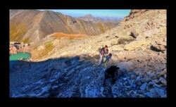 Vers la Mortice, au dessus du Lac des 9 couleurs Mortice