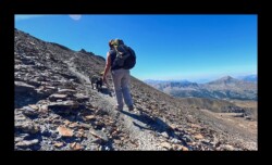 Montée finale jusqu'au sommet de la Mortice sud Montée finale jusqu'au sommet de la Mortice
