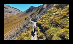 Bella, sur le sentier du col de Serenne Sur le sentier du col de Serenne