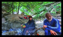 Bendola - Le matin au bivouac de la résurgence