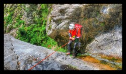 Bendola. Départ de la cascade de 40m