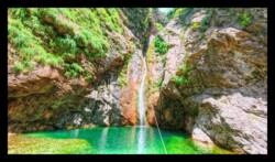 Bendola. La cascade de 40m