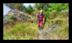 Dans la montée vers la bergerie d'Anan