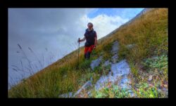 Dans les pentes de la pointe de Lugo