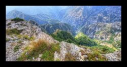 Vue sur les vallons de Brever et Nonorasque