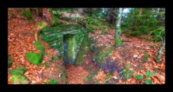 Entrée d'un abri militaire